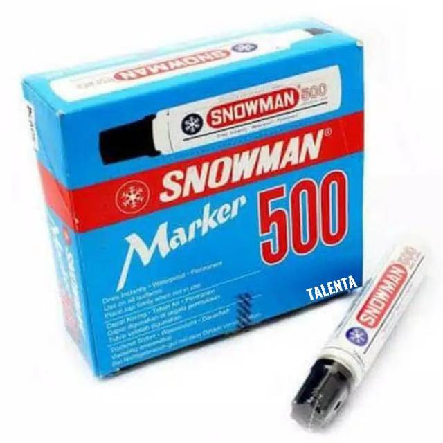 Spidol Snowman 500 Jumbo Permanent Marker