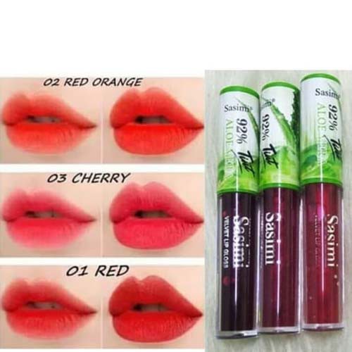 Liptint Sasimi Aloe Vera EMBROSE 99% Lip Tint Lip Gloss Lipgloss