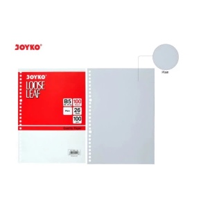

Loose Leaf Isi Kertas File Binder Joyko B5 - 100 PL Plain 100 Lembar