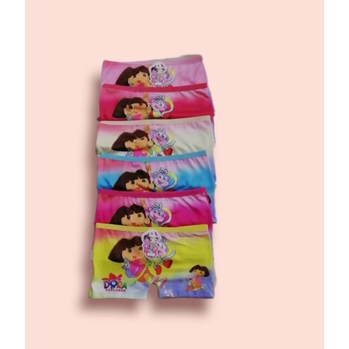 12PCS BOXER ANAK CEWE   MOTIF LUSINAN MURAH GROSIR