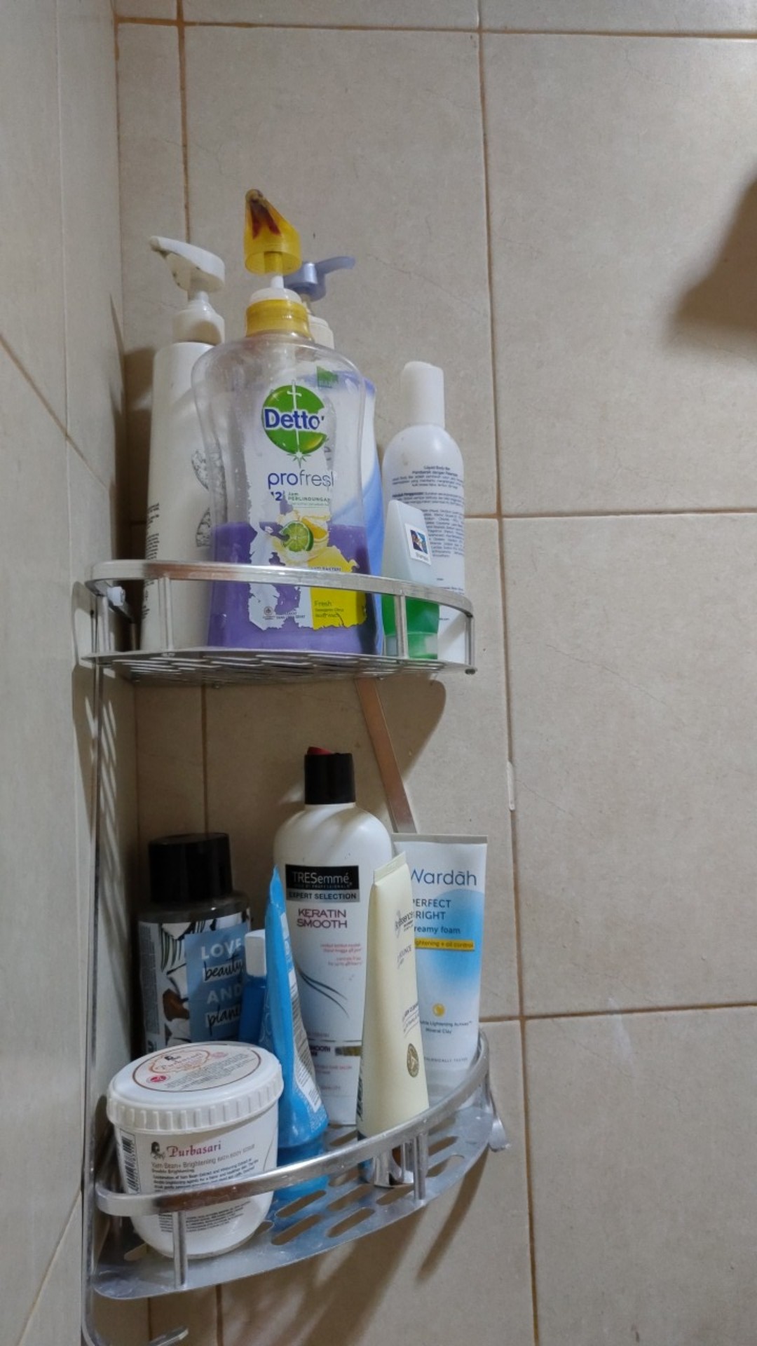 Rak Sudut Kamar Mandi Aluminium/rak Sudut Dapur/rak Sudut,shenar