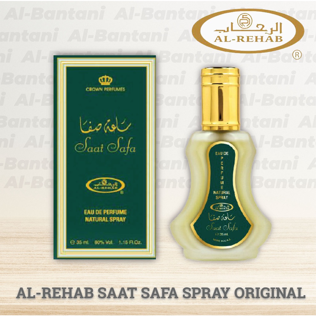 PARFUM AL REHAB SAAT SAFA SPRAY ORIGINAL 35ml / Minyak wangi arab spray original