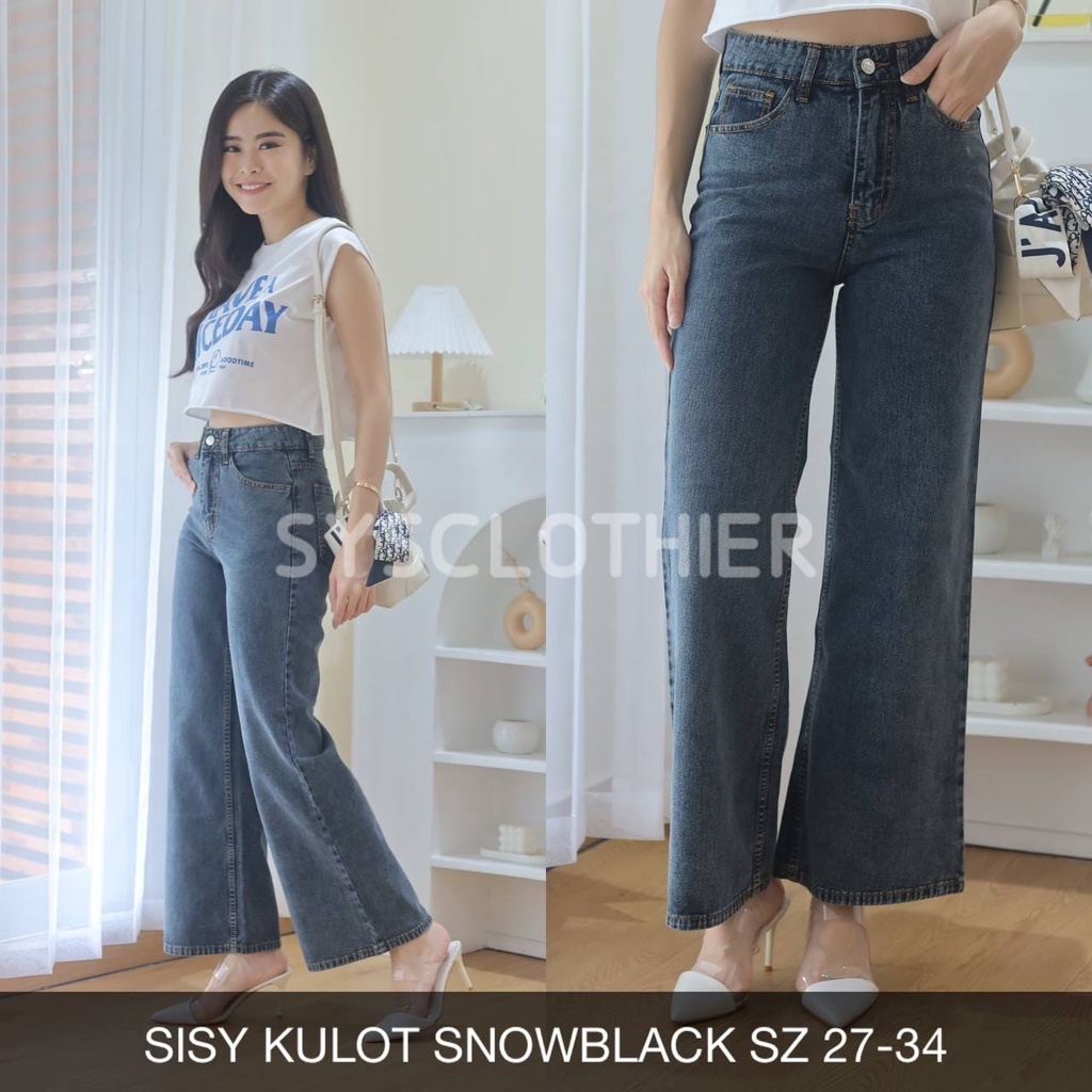 CELANA  JEANS WANITA SISY KULOT PREMIUM-SYSCLOTHIER