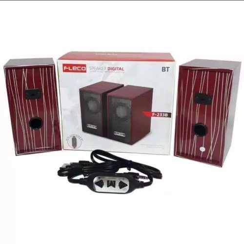 SPEAKER BLUETOOTH FLECO F-233B 3IN1 SPEAKER AKTIF LAPTOP KOMPUTER DAN HP EXTRA BASS ORI