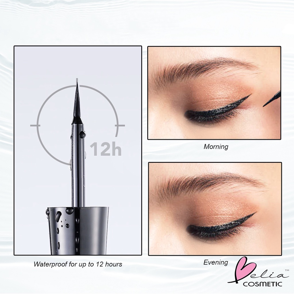 ❤ BELIA ❤ YOU Ink Black Liquid Liner 2.2ml | Black Eyeliner | Hitam Waterproof Tahan Lama BPOM