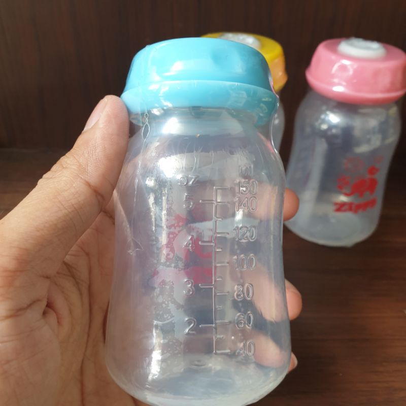 Botol Asi isi 3 Bahan Polypropylene PP 150ml Anti Pecah BPA Free Milk Bottle Storage Botol Penyimpanan Asi