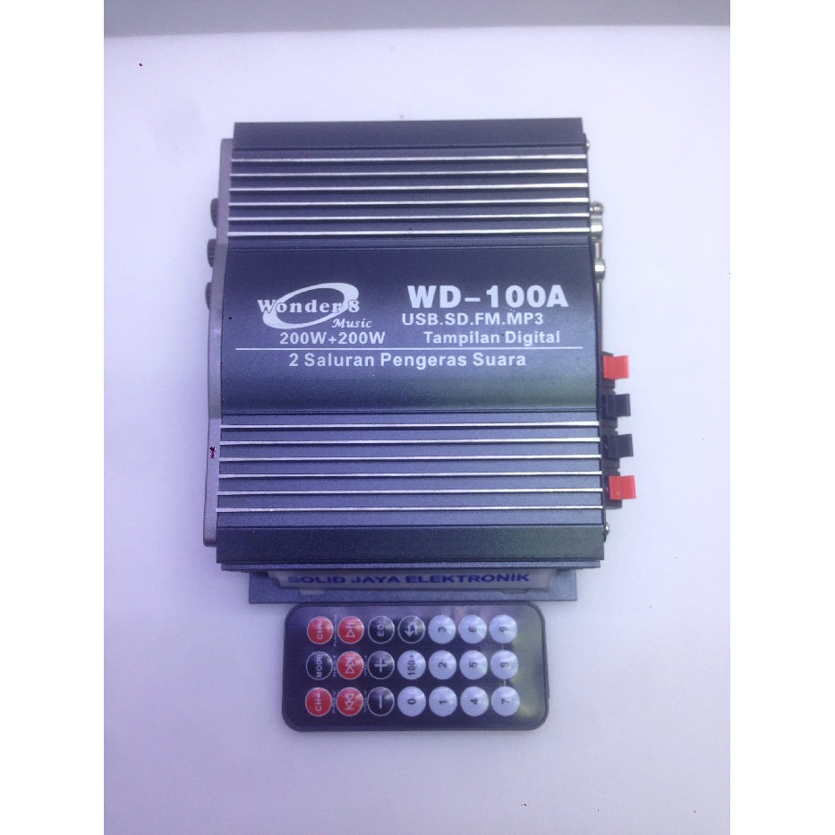 Amplifier 12V + MP3 Mobil ( WD100A )