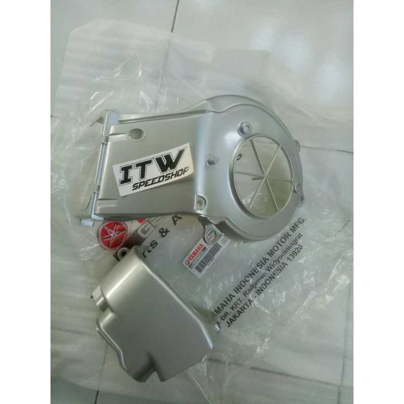 Cover Tutup Kipas F1ZR FIZR Force1 ForceOne F1Z FIZ Original Kanan Kiri Silver