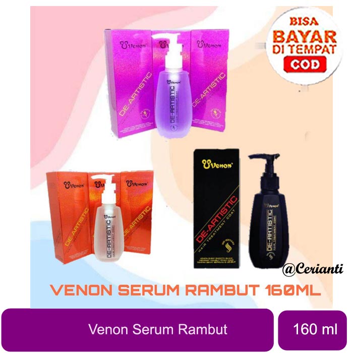 [EKSTRA PERLINDUNGAN RAMBUT | COATING RAMBUT] [160ML] [SERUM VITAMIN RAMBUT] VENON De Artistic Hair Serum Treatment Coat Series_Cerianti