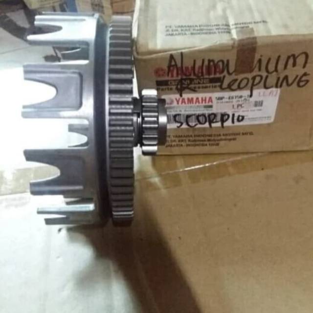 Alumunium rumah kopling assy scorpio orisinil ygp