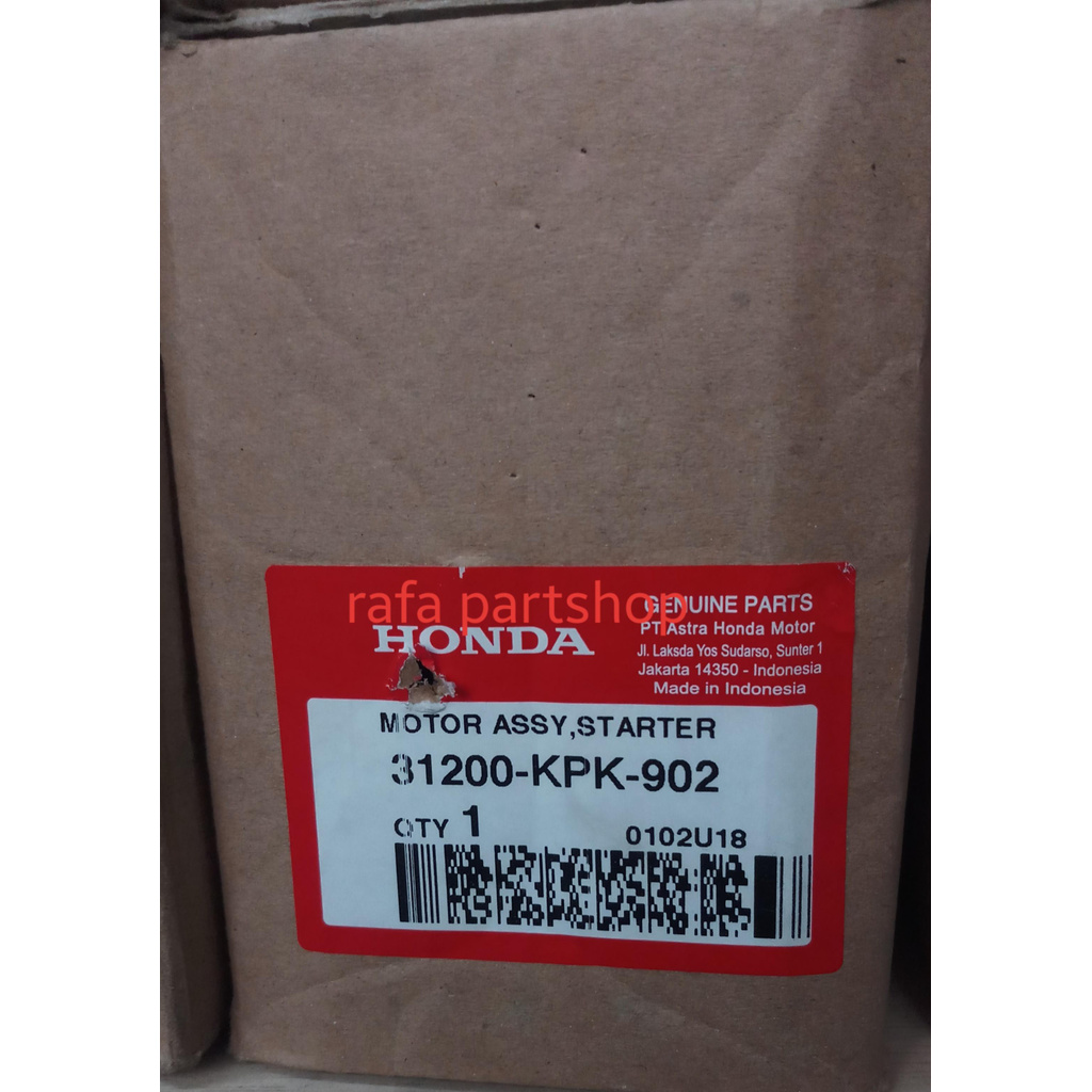 Motor Assy Stater dinamo starter Tiger Megapro Phantom 31200KPK902 ORI AHM