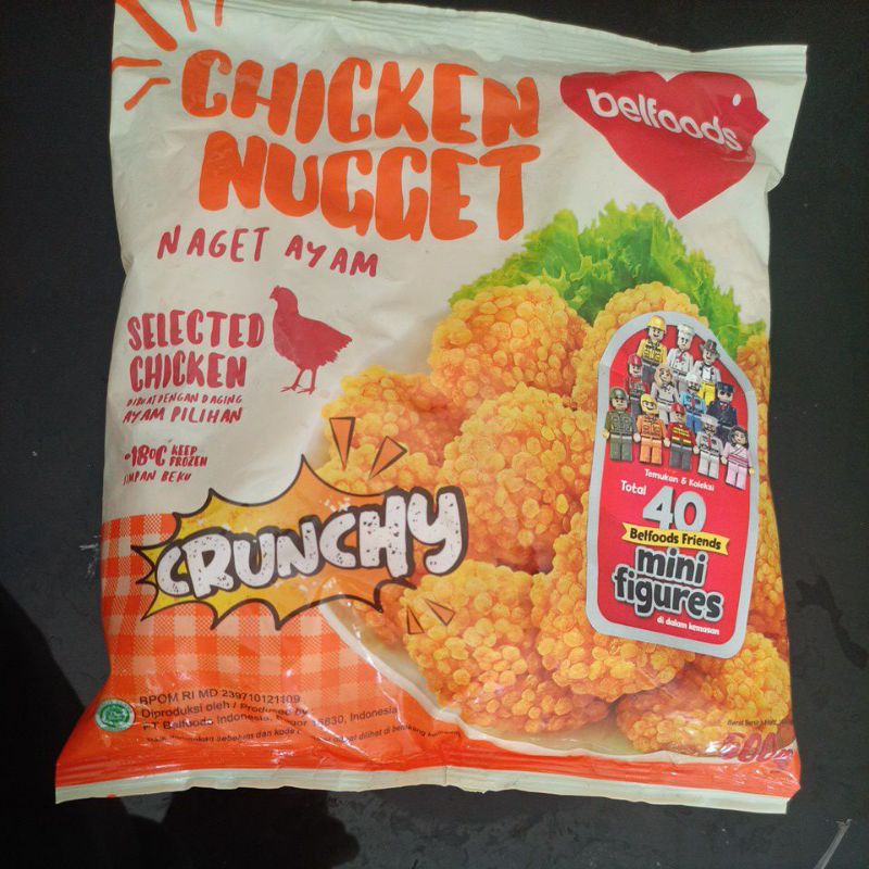 

Belfoods Naget ayam Crunchy 500gr