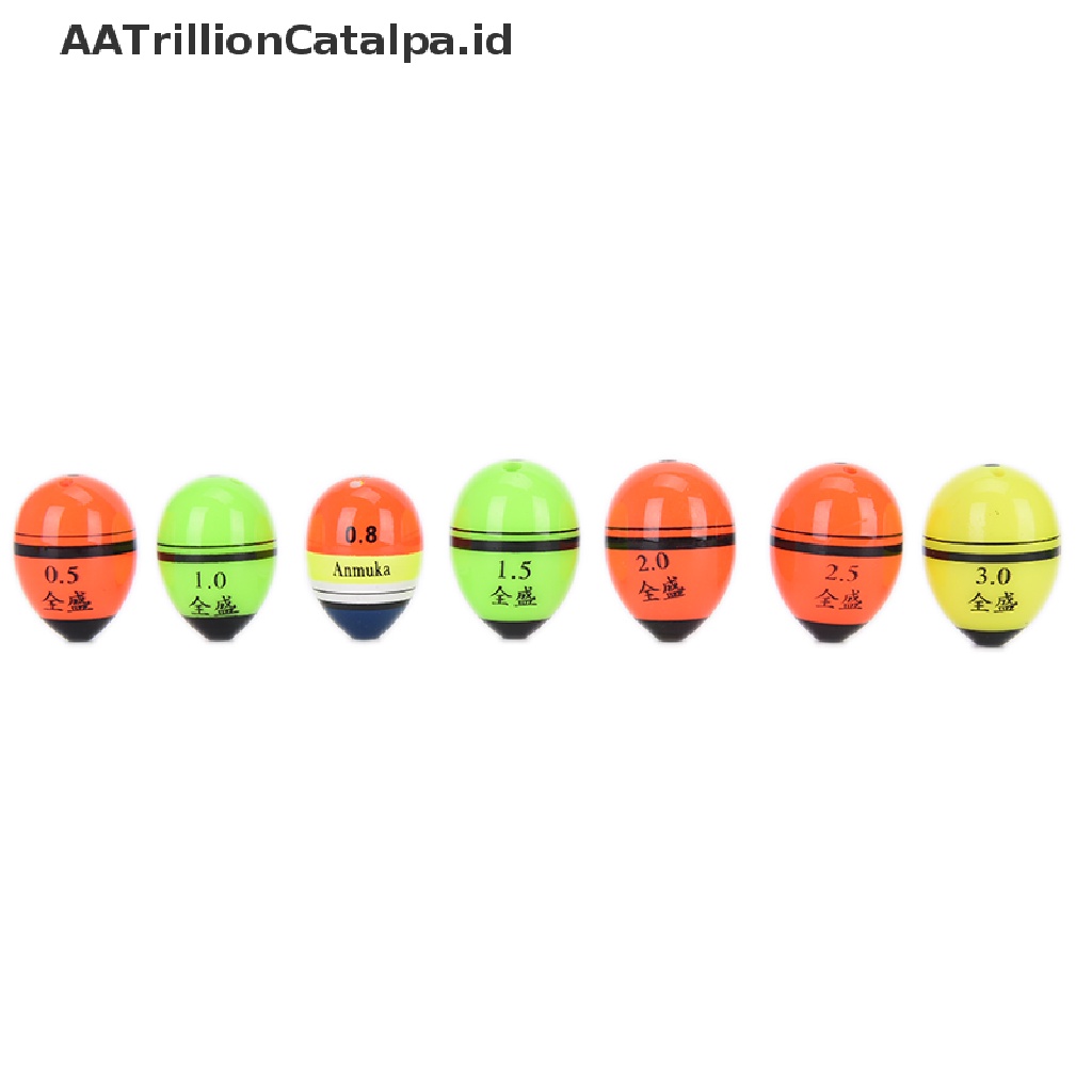 Aatrillioncatalpa 3pcs Pelampung Pancing Luminous Untuk Memancing Di Laut