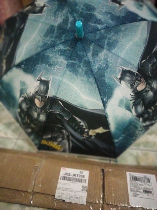 Jktumbrella / Payung Anak Superhero / Marvel / Jagoan / Semi Transparan / Dof - 262