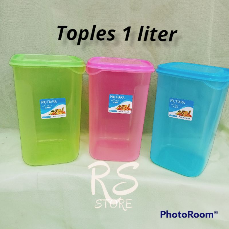 Toples plastik 1 liter/Toples KMP 1 Liter