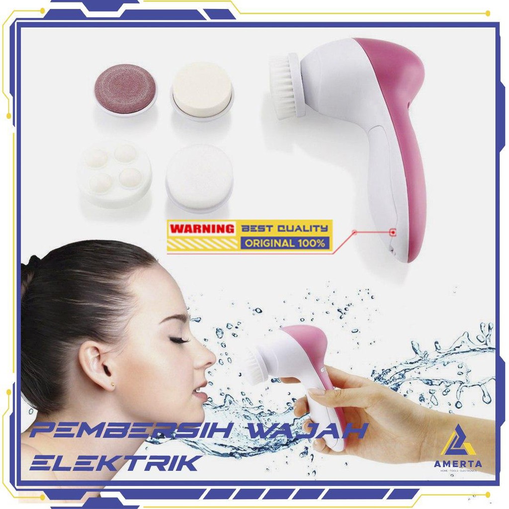 Pembersih Muka Elektrik Lumispa Facial Care 5 in 1