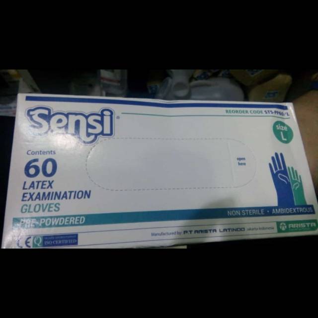 Sarung tangan medis  sensi