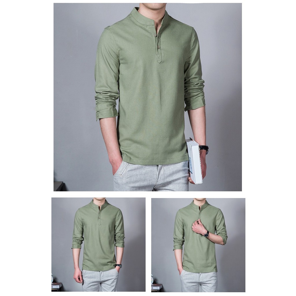 Baju Koko Shaquille Lengan Panjang Tersedia 8 Warna Pilihan