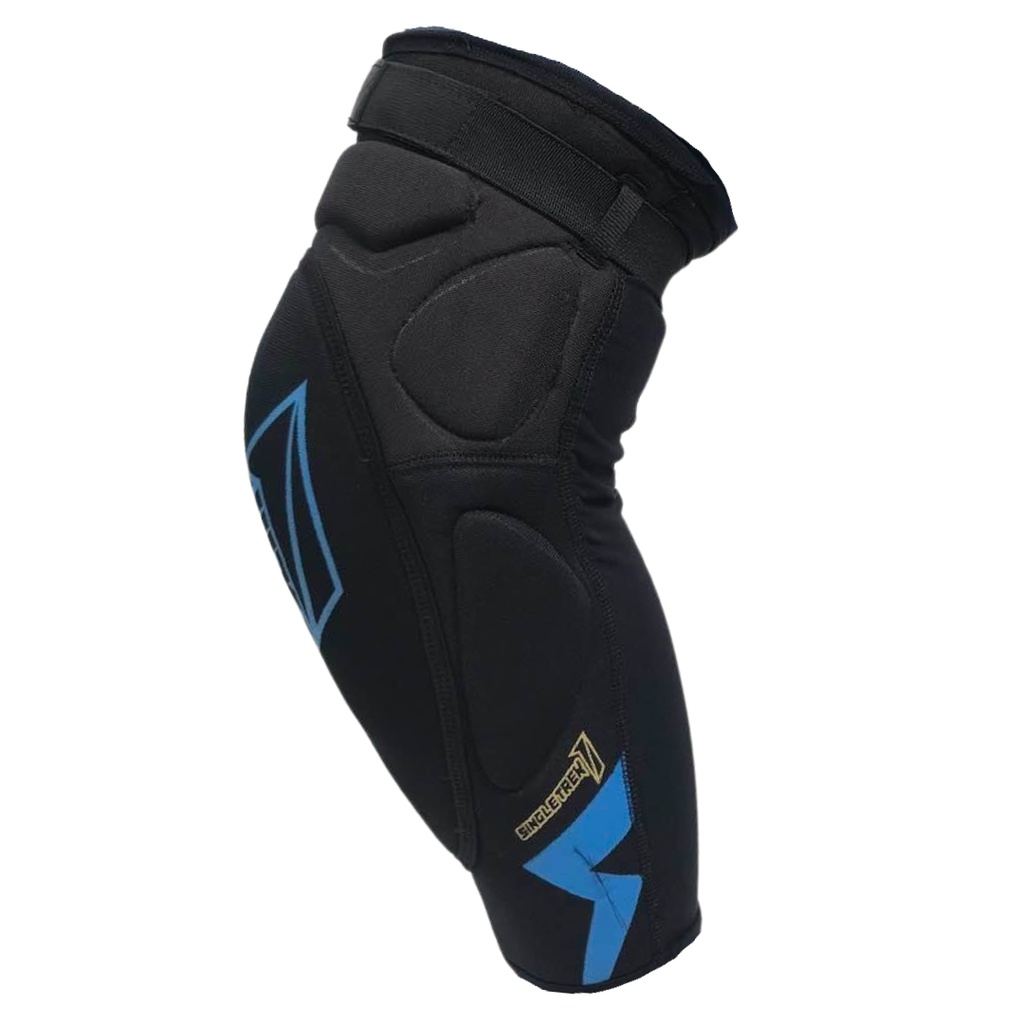 Knee Protector dengkul Singletrek1 Carbon KPC Biru