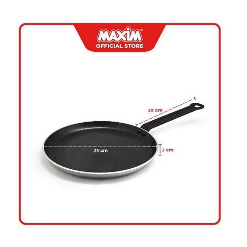 MAXIM NEOSTONE CREPIERE 25 CM FRYPAN CREPES MARBLE CERAMIC ANTI LENGKET 25CM