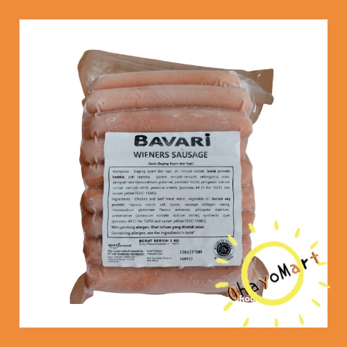 Bavari sausage Beef Wieners / Sosis Daging Sapi dan ayam 1000grm