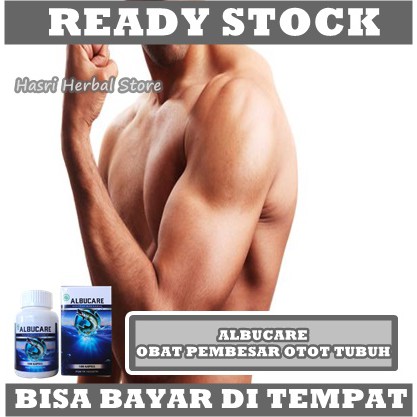 Obat Suplemen Vitamin Protein Tinggi, Pembentuk Otot Pria, Obat Herbal Untuk Penambah Masa Otot dan Berat Badan, Pembesar Buat Pertumbuhan Otot, Pembentuk Massa Otot Perut, Di Otot Dada, Tangan, Bisep Dll Untuk Pria Dan Wanita - Herbal Albucare Original