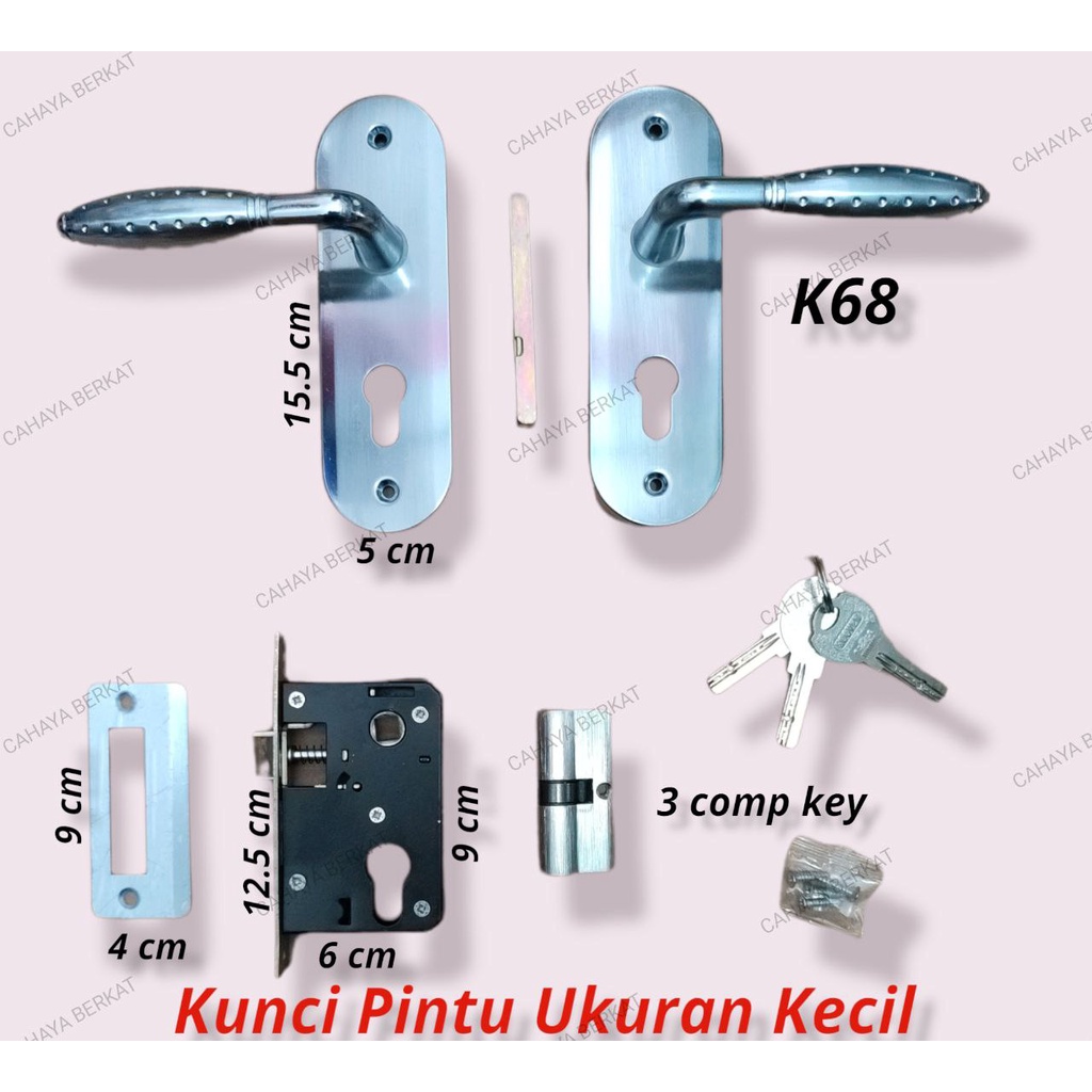 Handle Kunci Pintu / Pegangan Ukuran Kecil PROMO TERMURAH