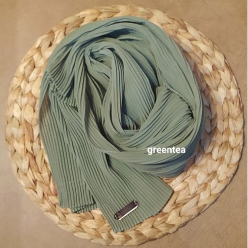 Pashmina plisket FULL ceruty armany (GROSIR) /Pashmina plisket ceruty bebydoll premium/hijab premium-sagge