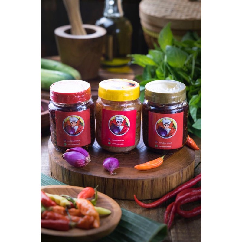 

sambal mas rachmat sambel cumi-sambel teri ( baca deskripsi ya)