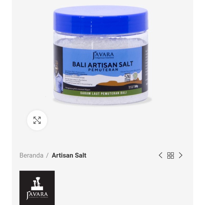 

Bali Sea Salt Pemuteran | Garam Laut Bali Pemuteran | 300g