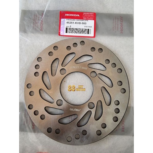 PIRINGAN CAKRAM DEPAN KVB VARIO 110 / 125, BEAT, SCOOPY, SPACY FI ORIGINAL HONDA