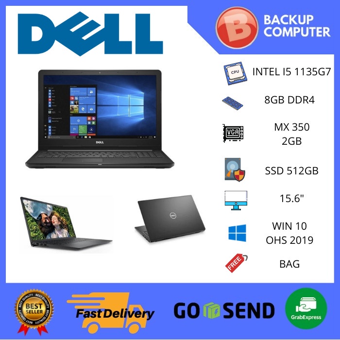 DELL INSPIRON 15 3511 i5-1135G7 8GB 512GB SSD W10 OHS2019