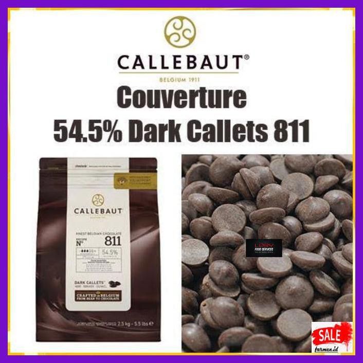 

SAKMACOKLAT- CALLEBAUT 811 DARK CHOCOLATE 54% 250GR -MAKANAN-MINUMAN.