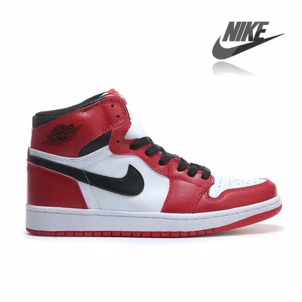 Air Jordan 1 Retro High Black Toe Original Nike Shoes-6