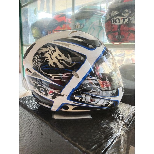 helm full face KYT vr 1 dragon