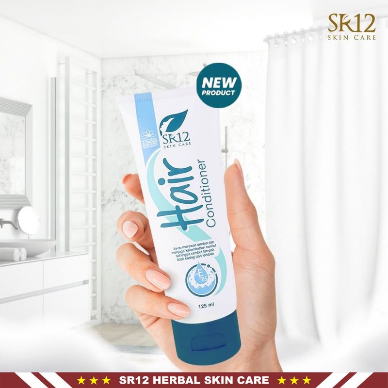 Hair Conditioner SR12 | Kondisioner Rambut dan Kulit Kepala | Perawatan Rambut | Shampoo &amp; Conditioner | Pengharum Rambut | Nutrisi Rambut | Pelembab Rambut | Penyegar Kulit Kepala | SR12 Herbal Skincare