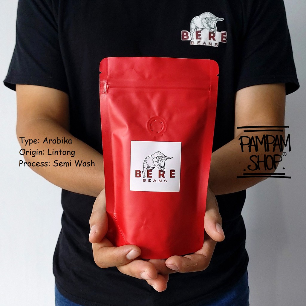 

Kopi Arabika Lintong Sumatera Utara Indonesia 100 GRAM Biji Bubuk Coffee Beans Giling Arabica Bean