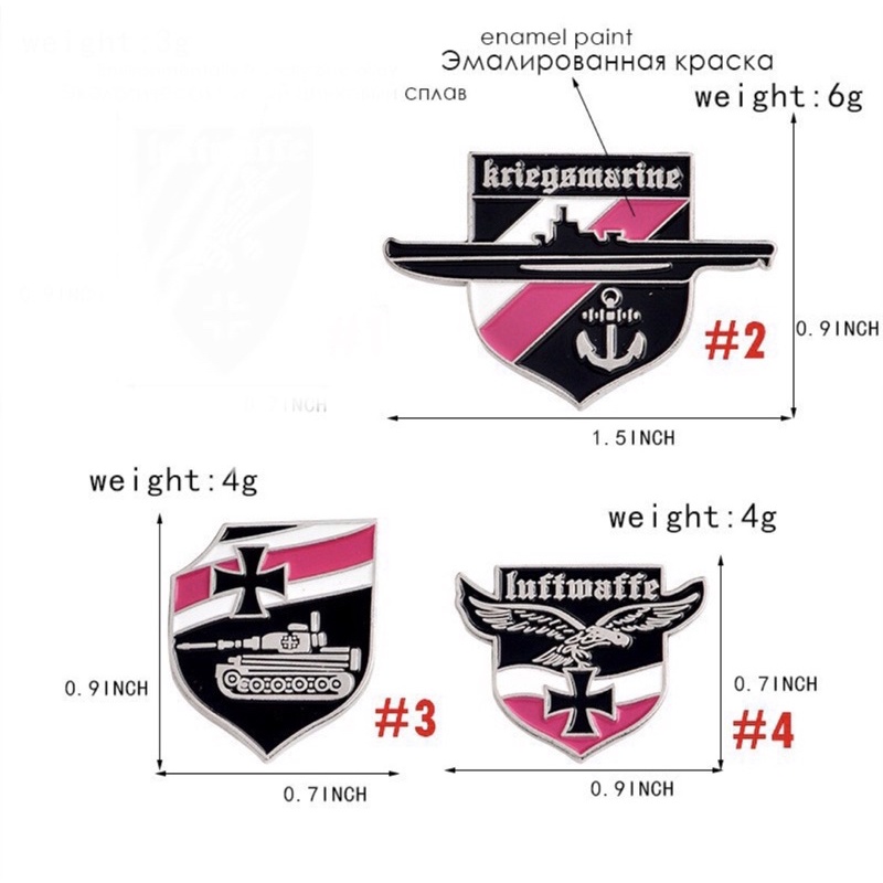 Luftwaffe German Forces WWII Enamel Pin