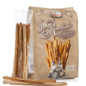 

Valledoro I Rustici Con Crusca 300gr/Biskuit Stick Import