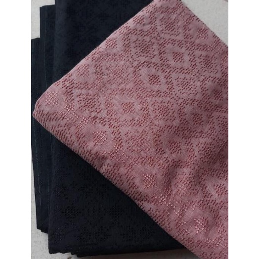 Kain Embos Doby Dobi Dobby Dobbi Polos Warna Pastel Premium Termurah