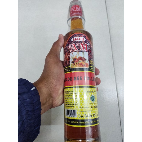 

Madu merek AM 625 ml Madu bee pollen