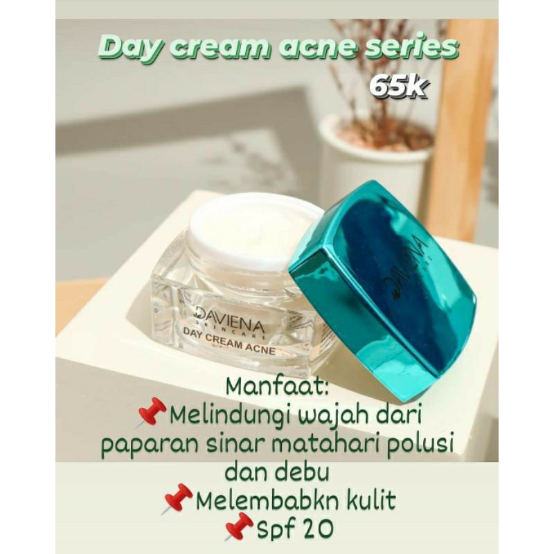 Day Cream Acne Series Daviena Skincare Davienaskincareofficial Davina Devina Daviena