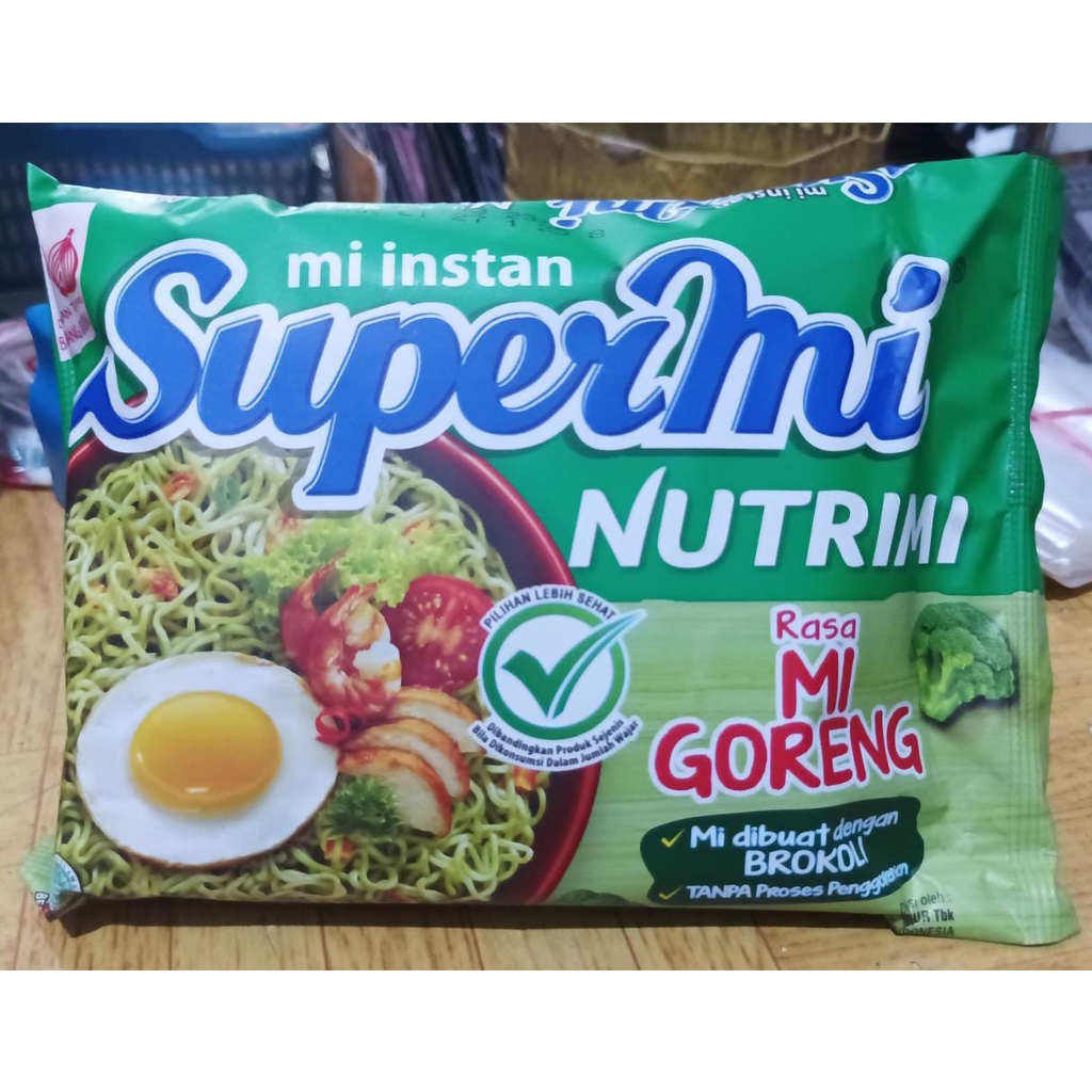 Supermie Goreng Nutrimi Rasa Brokoli 80 gr
