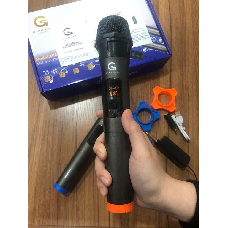 Mic Wireless 201 G-Power dapat dua Mic Original termurah