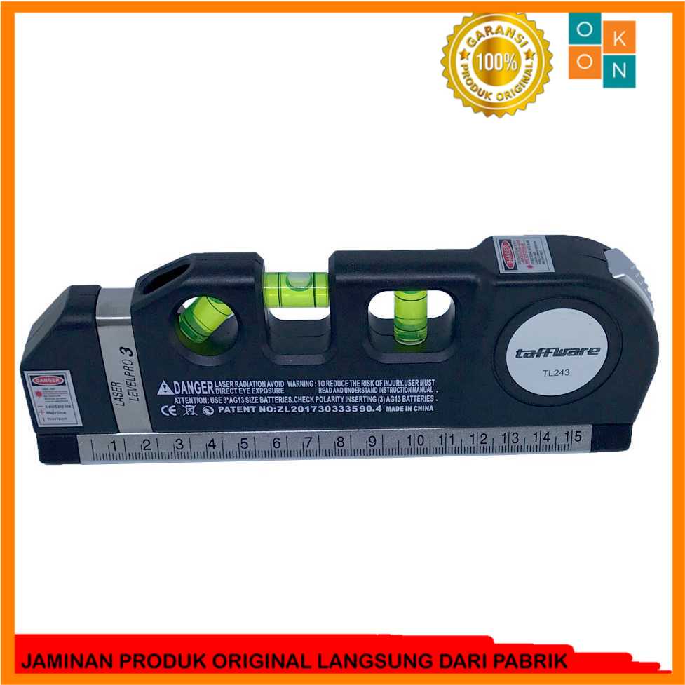 

Penggaris Laser 250CM + Waterpass