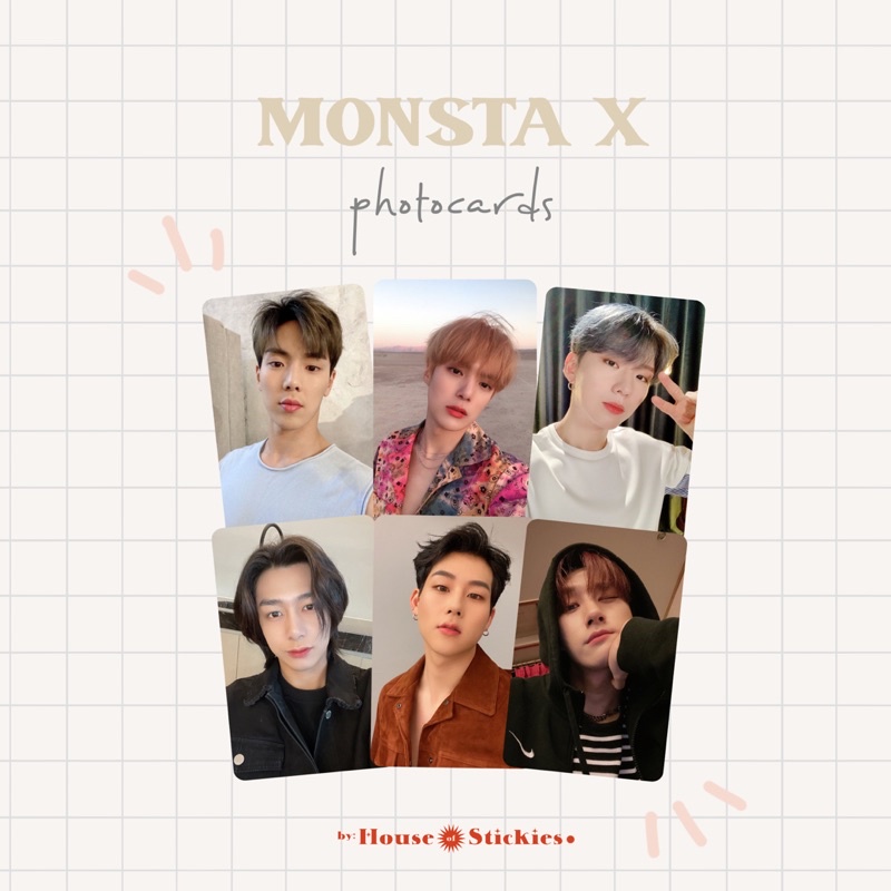 MONSTA X Unofficial Photocard (Bf Selca Edition)