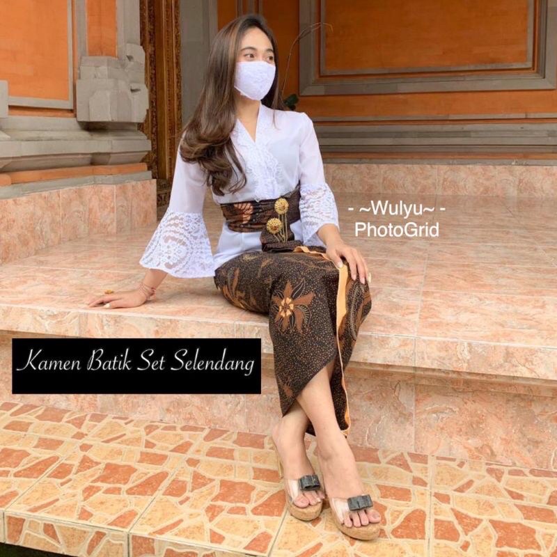 Kamen Batik Set Selendang | Batik Premium-Motif 09