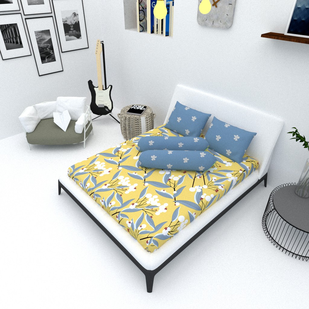 Sprei Lovella Queen B2 - 160 X 200 - Arabella - Sprei Lembut Dan Tidak Mudah Luntur