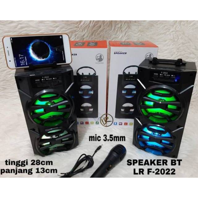 SPEAKER BLUETOOTH LR F-2022 PORTABLE PLUS MIC [PM]