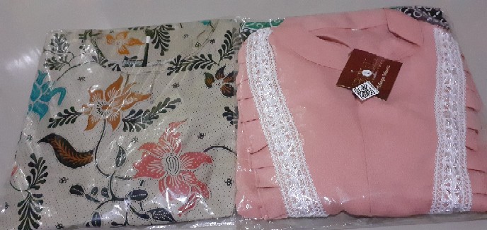 Batik Wanita Asj Sa Hrb026 Kenongo Kemeja Tosca Pendek